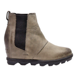 SOREL Chelsea Boots Grey Leather Womens UK 4.5