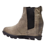 SOREL Chelsea Boots Grey Leather Womens UK 4.5