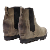 SOREL Chelsea Boots Grey Leather Womens UK 4.5