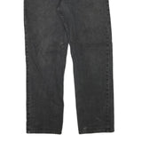 LEE Mens Regular Fit Black Denim Jeans Cotton Blend W32 L29 Classic Zip Pockets