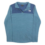 THE NORTH FACE Womens Blue & Navy Plain Pullover Crew Neck Basic Knit S Outdoor