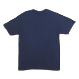 GILDAN Mens Navy Blue The Worlds Greatest Dad Graphic T-Shirt M Short Sleeve