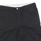 DICKIES Mens Shorts Black Cargo Size L W36 Workwear Durable Cotton Blend