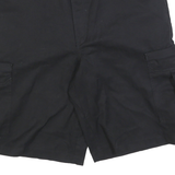 DICKIES Mens Shorts Black Cargo Size L W36 Workwear Durable Cotton Blend