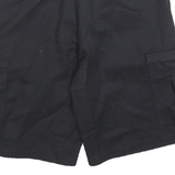 DICKIES Mens Shorts Black Cargo Size L W36 Workwear Durable Cotton Blend
