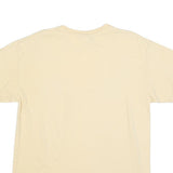 GILDAN Mens Beige Indiana Graphic T-Shirt L Short Sleeve Crew Neck Cotton Blend