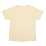 GILDAN Mens Beige Indiana Graphic T-Shirt L Short Sleeve Crew Neck Cotton Blend