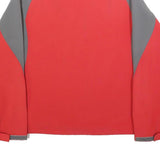 SHERPA Womens Red & Grey Outdoor Jacket S Polyester Softshell Zip Fastening