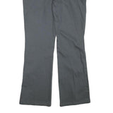 DICKIES Womens Cotton Blend Black Regular Fit Straight Leg Trousers W34 L32