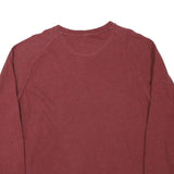 REEBOK Mens Maroon Sweatshirt Crew Neck M Classic Cotton Blend Pullover