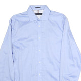 TOMMY HILFIGER Mens Blue Shirt M Classic Cotton Button Collar Formal Stylish