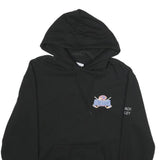 CHAMPION Mens Black Icehawks Pullover Hoodie M Cotton Blend Casual Sportswear
