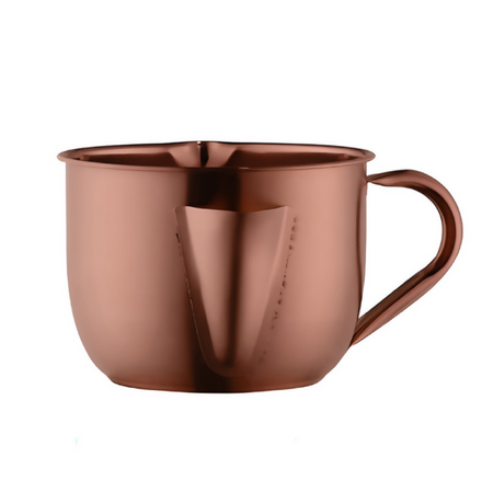 Anygleam Rose Gold Stainless Steel Separator Pot 1000ML – Golden Oil Filter Bowl for Soup, Gravy, Water & Fat Removal Kitchen Tool