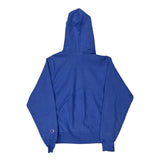 Reverse Weave Champion Hoodie - Small Blue Cotton