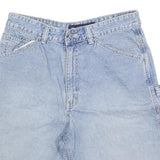 FADED GLORY Mens Denim Casual Blue Carpenter Style M W32 Cotton Blend Shorts