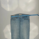 501 Levis Jeans - 32W UK 12 Light Wash Denim