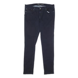 LEVI'S Womens Slim Fit Skinny Dark Blue Denim Jeans Cotton Blend W32 L34