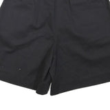 DAVID BROOKS Mens Black Casual Cotton Blend Shorts M W30 Comfortable Summer Wear
