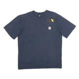 CARHARTT Mens Navy Blue Pocket T-Shirt M Short Sleeve Crew Neck Workwear Casual