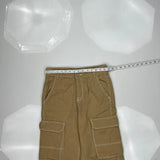 Unbranded Hip Hop Cargo Pants - 29W 30L Brown Cotton