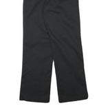 DICKIES Mens Cotton Blend Black Regular Fit Straight Leg Trousers W27 L29