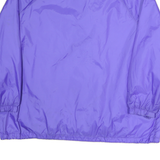 CURRENT SEEN Womens Purple Button Jacket M Polyester Plain Lightweight
