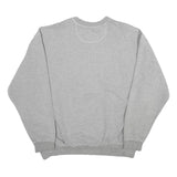 REEBOK Mens Grey Crew Neck 2XL Sweatshirt Cotton Blend Casual Pullover