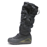 ADIDAS BY STELLA MCCARTNEY Womens High Lace-Up Boots Black Synthetic UK 5.5