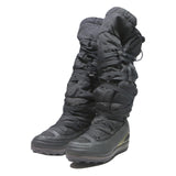 ADIDAS BY STELLA MCCARTNEY Womens High Lace-Up Boots Black Synthetic UK 5.5