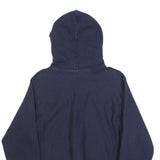 CHAMPION REVERSE WEAVE Mens Navy Hoodie S Cotton Blend Pullover Sweatshirt