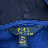Age 4 Polo By Ralph Lauren Hoodie - Small Blue Cotton