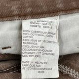Dickies Carpenter Pants - 38W 36L Brown Cotton