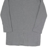 PULL&BEAR Womens Black & White Check Tailored Blazer S Polyester Blend Woven