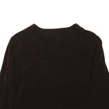 Womens Black Jacket XXS Polyester Blend Plain Cropped Minimalist Sleeve Trim