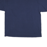 NFL Mens Blue Broncos Graphic T-Shirt XL Short Sleeve Crew Neck Casual