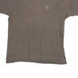 AIR JORDAN Mens Brown & Yellow Graphic T-Shirt L Short Sleeve Crew Neck Casual