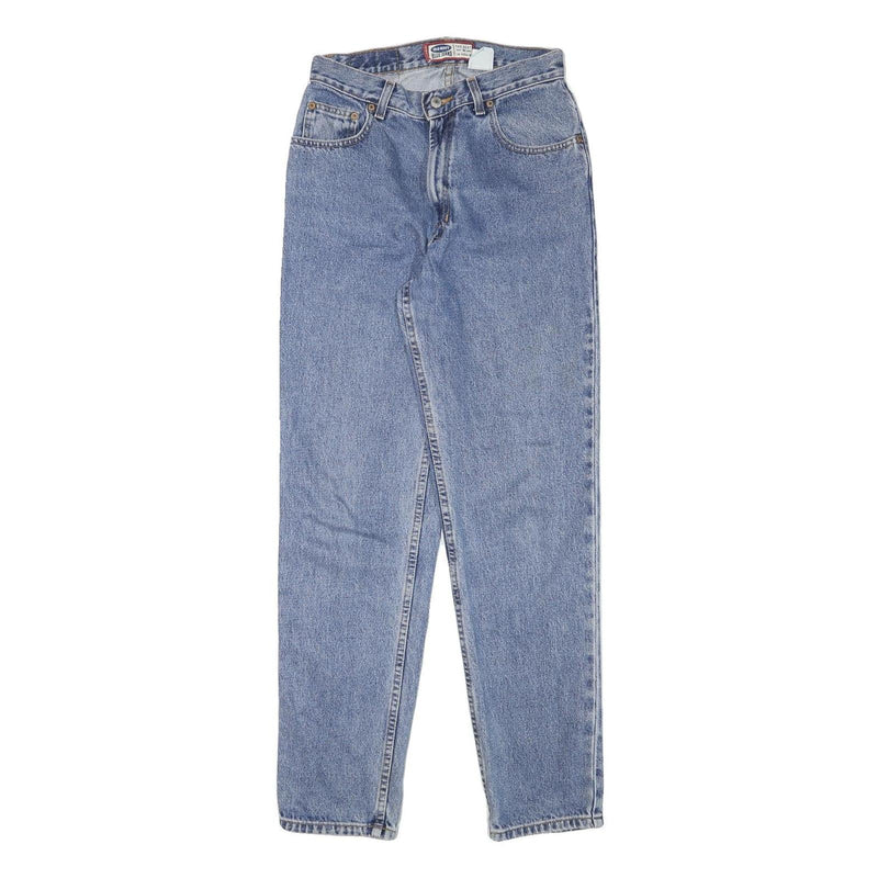 OLD NAVY Womens Blue Relaxed Straight Denim Medium W26 L29 Jeans Zip