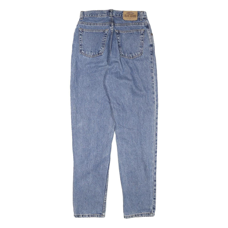 OLD NAVY Womens Blue Relaxed Straight Denim Medium W26 L29 Jeans Zip