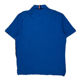 Tommy Hilfiger Striped Polo Shirt - XL Blue Cotton