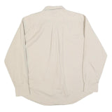 TOMMY HILFIGER Mens Beige Casual Shirt XL Classic Button-Down Pocket Cotton