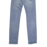 CARHARTT WIP Mens Jeans Blue Regular Straight Denim Medium W30 L33 Cotton Blend