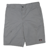 DICKIES Mens Grey Casual Workwear Polyester Blend Shorts XL W40
