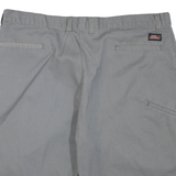 DICKIES Mens Grey Casual Workwear Polyester Blend Shorts XL W40