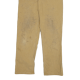 CARHARTT Mens Relaxed Jeans Beige Cotton Blend Zip W28 L29 Workwear Casual