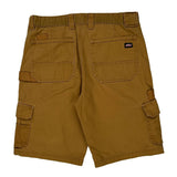 Dickies Cargo Shorts - 34W 11L Brown Cotton