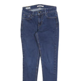 LEVI'S 710 Womens Jeans Blue Slim Skinny Denim Medium Wash W25 L28 Stretch