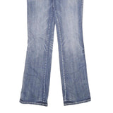 WRANGLER Womens Jeans Blue Regular Bootcut Denim Medium W29 L34 Embroidered