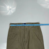 Polo By Ralph Lauren Trousers - 35W 28L Khaki Cotton