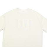 Womens Cream Overthinking Graphic T-Shirt XL Short Sleeve Round Neck Casual Top