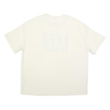 Womens Cream Overthinking Graphic T-Shirt XL Short Sleeve Round Neck Casual Top